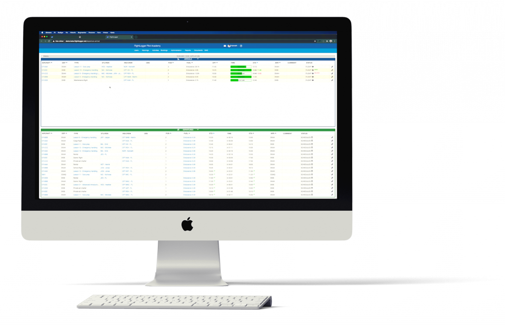 FlioghtLogger departure/arrival board FlioghtLogger departure/arrival board