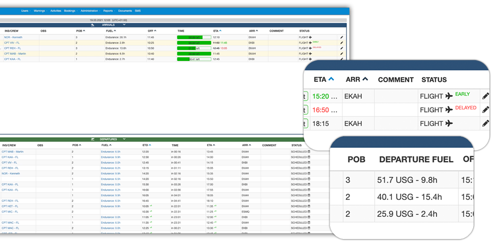 FlightLogger-departure-arrival-details FlightLogger Departure/Arrival key info