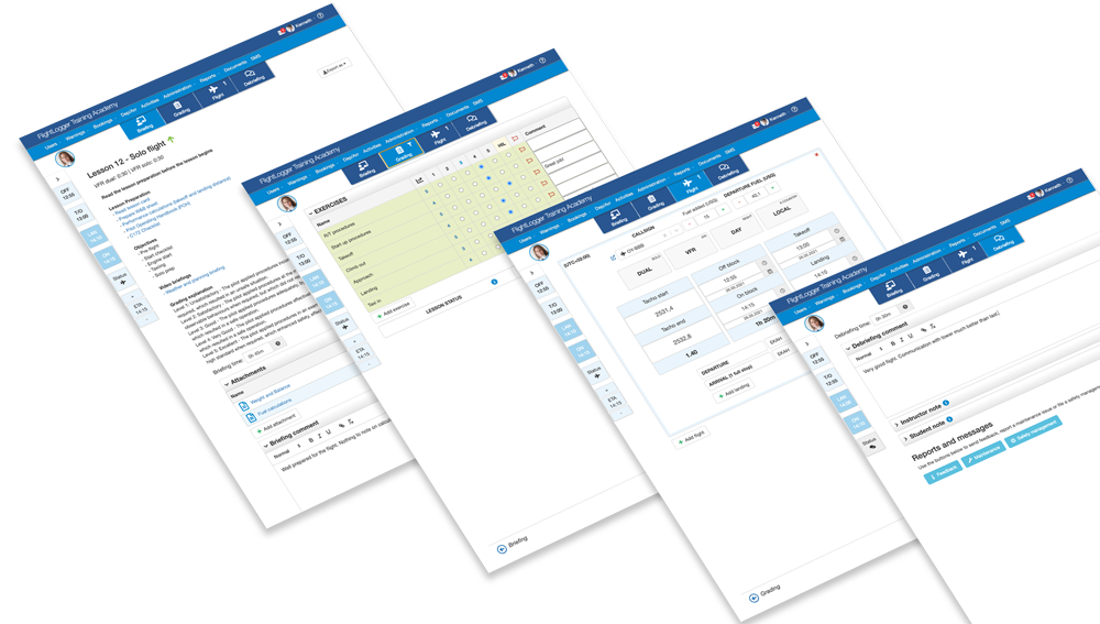 FlightLogger registration and grading FlightLogger registration and grading